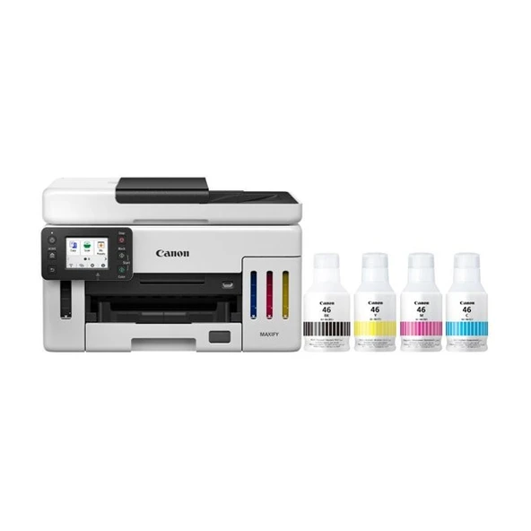 CANON A4 Renkli GX6140 Tanklı Yazıcı Tarayıcı Fotokopi USB 2.0,Ethernet,Kablosuz Tanklı ürün görseli 1