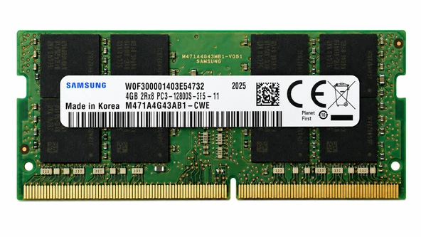 Samsung 32GB DDR4 3200MHz CL22 1.2V SODIMM Notebook RAM M471A4G43AB1-CWE ürün görseli 1