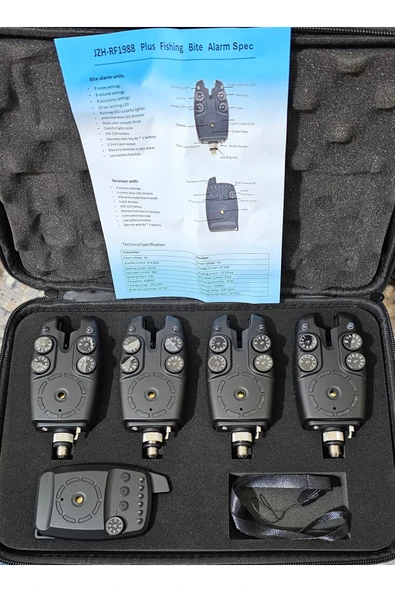 KESEROĞLU Sazan yemleme (tekne ve botu) OLTA ALARM SİSTEMİ 4+1 SU GECİRMEZ YÜKSEK KALİTE ürün görseli 1