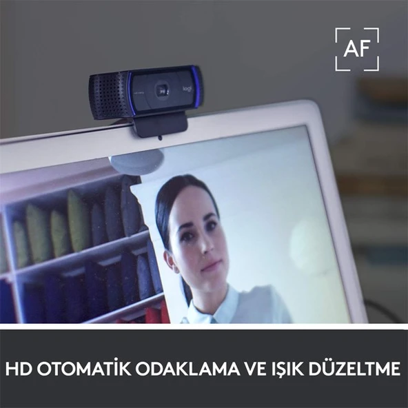 LOGITECH C920 HD PRO Webcam-Siyah 960-001055 - Resim 3