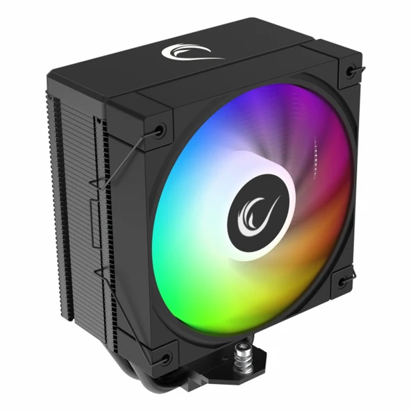 Rampage Frosty RM-C200 ARGB AM5/1851P Siyah İşlemci Hava Soğutucu ürün görseli 1