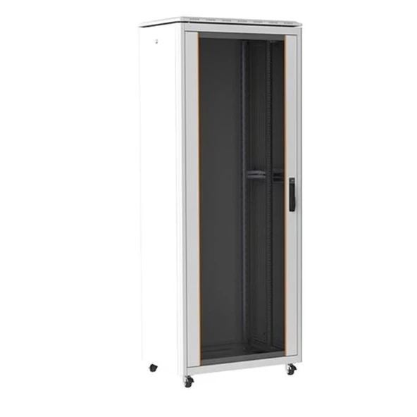 AGER 36U 600x600mm Dikili Tip Beyaz Kabinet Vega Cam Kapak ürün görseli 1