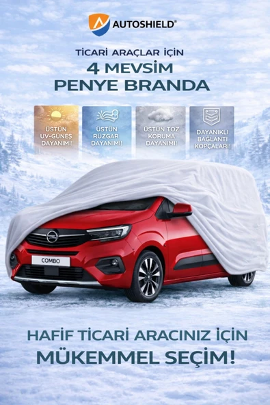 Universal Opel Combo Penye Branda Garaj Branda Örtüsü Dayanıklı Kalın Penye Branda Otomobil Çadır Branda Gri ürün görseli 1