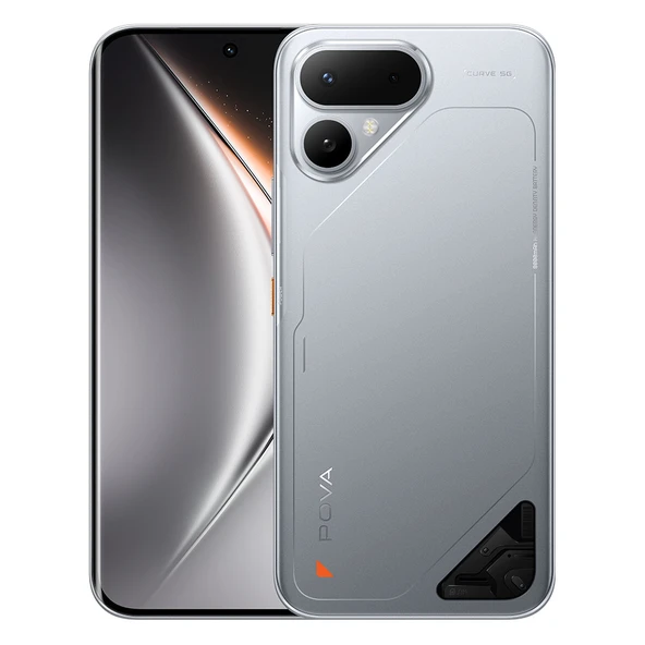 TECNO Pova Curve 2 5G 8/256GB Gümüş (Tecno Türkiye Garantili) ürün görseli 1