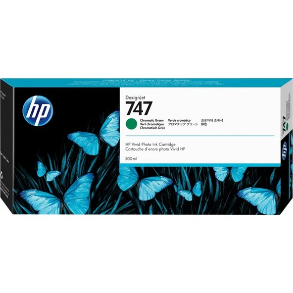Hp P2v84a (747) 300 Ml Kromatık Yesıl Genis Format Murekkep Kartus ürün görseli 1