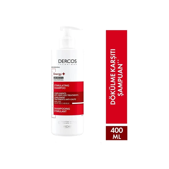 Vichy Dercos Energisant Şampuan Dökülme Karşıtı 400 ml ürün görseli 1