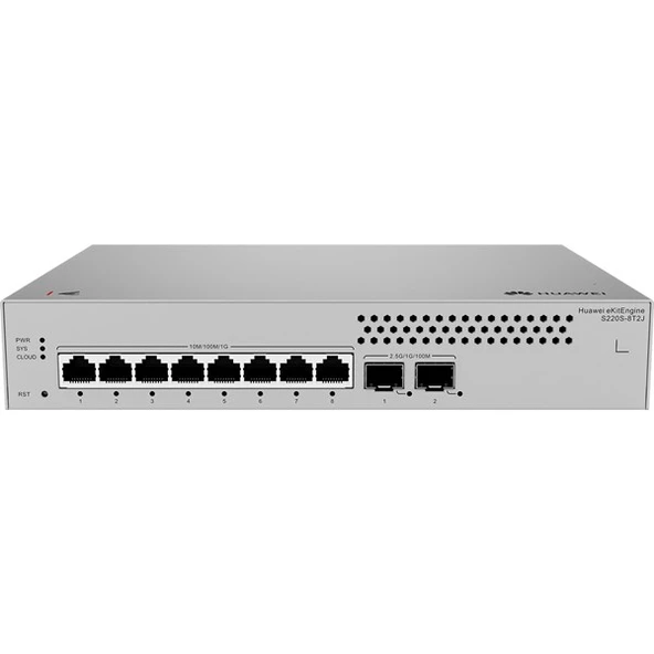 HUAWEI 8port 2-SFP Gigabit Layer2 Yönetilebilir Switch eKIT S220S-8T2J ürün görseli 1