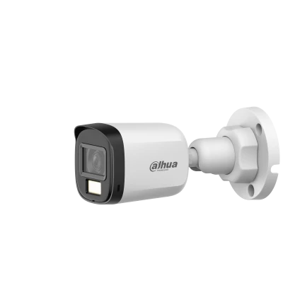 DAHUA 2MP Bullet 3.6mm Analog Kamera Akıllı Işıklı Sesli HAC-B1A21P-U-IL-A ürün görseli 1