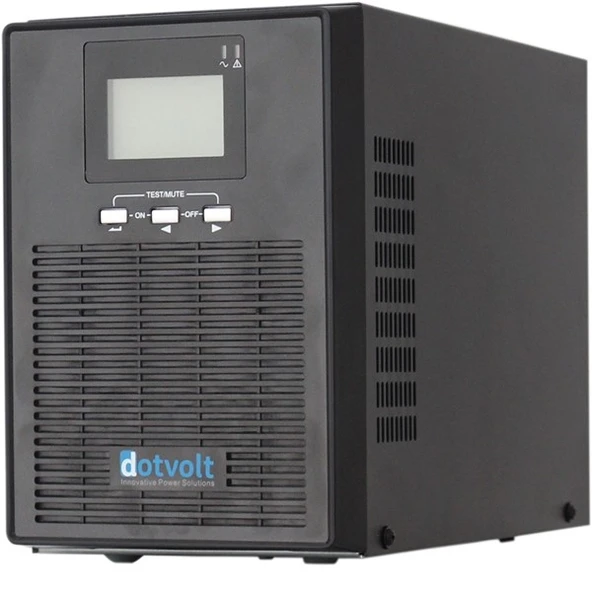 DOTVOLT 1kva MN1KVA PLUS 1/1F Online Ups 12v 7amper ürün görseli 1
