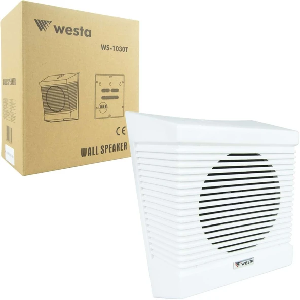 WESTA WS-1030T 13cm 70-100V Trafolu Beyaz Hoparlör ürün görseli 1