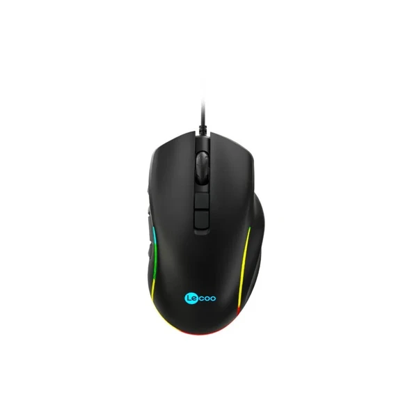 LECOO MS140 Kablolu USB RGB 6400dpi Syiha Gaming Mouse ürün görseli 1