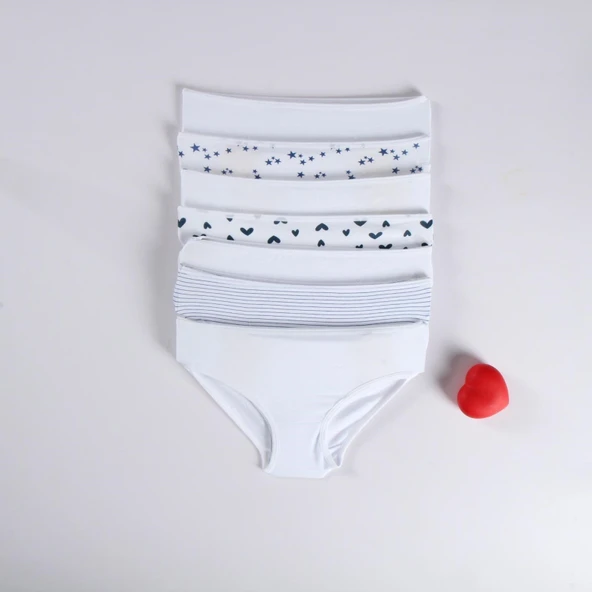 Kız Çocuk 7'li Slip Külot  ELM-S-53 ürün görseli 1