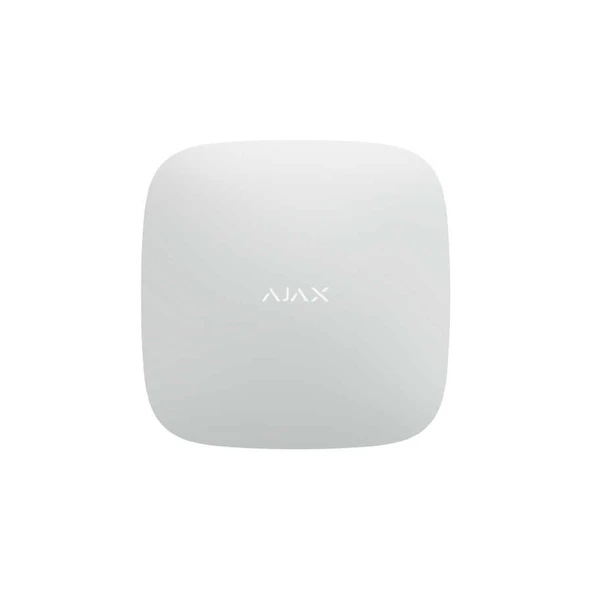 AJAX Hub2 Plus Kablosuz Görsel Doğrulamalı Alarm Paneli Beyaz ürün görseli 1