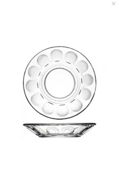 Paşabahçe 54411 Optikli Çay Tabak 12 Adet - Resim 2