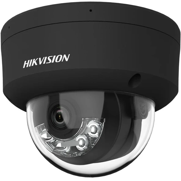 HIKVISION 4MP Dome 2.8mm IP Kamera Akıllı Hibrit Işıklı Sesli DS-2CD3141G2-LIUF ürün görseli 1