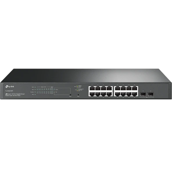 Omada TL-SG2218P 18 Port Gigabit+2Gigabit SFP 150W Yönetilebilir Rackmount Switch ürün görseli 1
