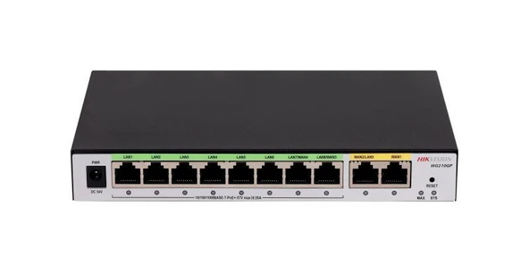 HIKVISION 10port DS-3WG210GP-SI GIGABIT Router 250kullanıcıya kadar ürün görseli 1