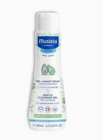 Mustela Gentle Cleansing Gel Yenidoğan Şampuan 200 ml ürün görseli 1