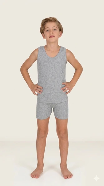 Erkek Çocuk Atlet Boxer Takım ELM-933 ürün görseli 1