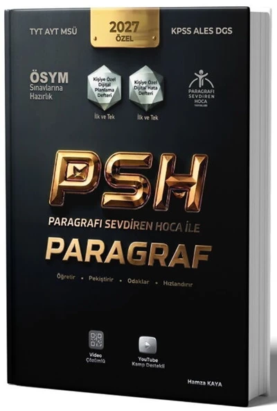 Paragrafı Sevdiren Hoca TYT AYT MSÜ KPSS ALES DGS Paragraf Soru Bankası ürün görseli 1