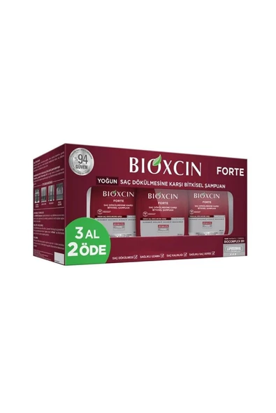 Bioxcin Forte Saç Dökülmesine Karşı Şampuan 300 ml - 3 Al 2 Öde ürün görseli 1