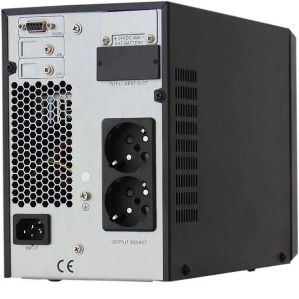 DOTVOLT 1kva MN1KVA PLUS 1/1F Online Ups 12v 7amper - Resim 2