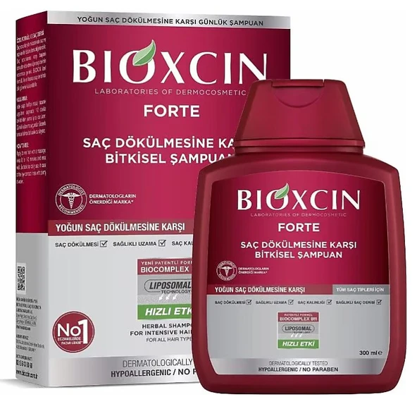 Bioxcin Forte Şampuan 300 ml ürün görseli 1