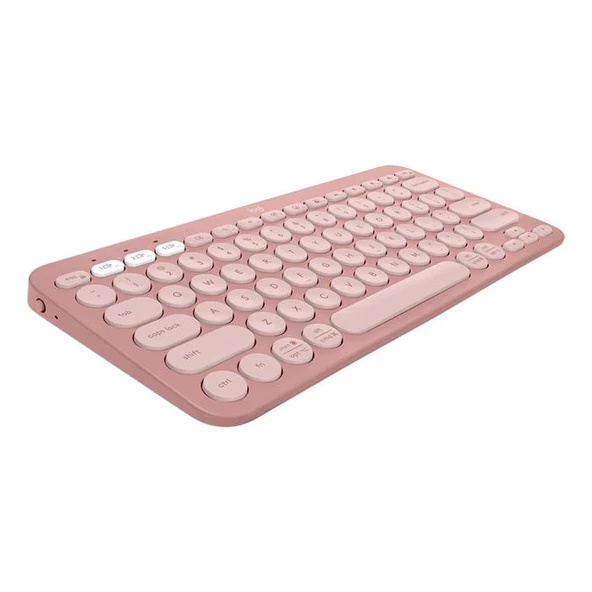 LOGITECH K380S PEBBLE BLUETOOTH TÜRKÇE Q KLAVYE PEMBE 920-011861 ürün görseli 1