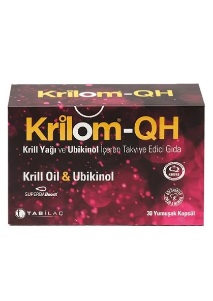 Krilom QH Krill Oil & Ubikinol 30 Yumuşak Kapsül ürün görseli 1