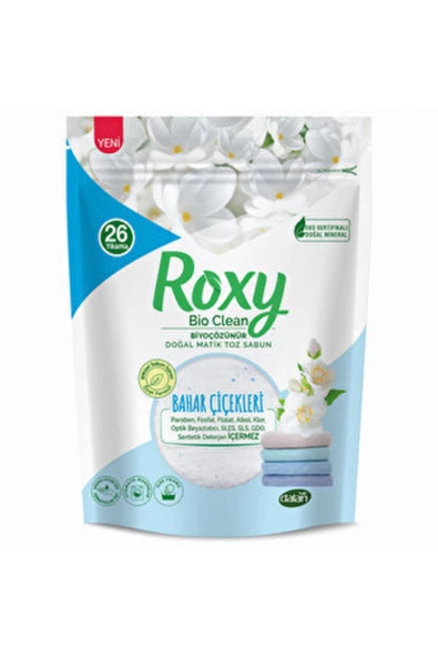 Dalan Dalan ( 5 ADET ) Dalan Roxy Bahar Çiçekleri Bio Clean Doğal Matik Toz Sabun 800 gr ürün görseli 1