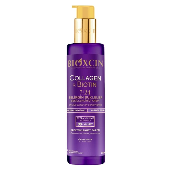 Bioxcin Collagen Biotin Şekillendirici Saç Bakım Kremi 200 ml ürün görseli 1