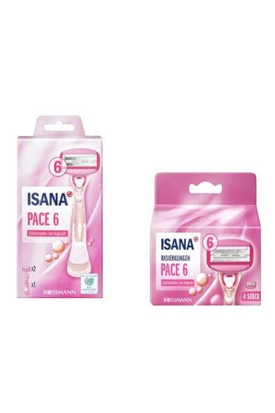 ISANA ISANA Epilasyon Avantaj paketi (6 bıçaklı tıraş bıçağı + 6 Bıçaklı 4 Adet Yedek Başlık) ürün görseli 1