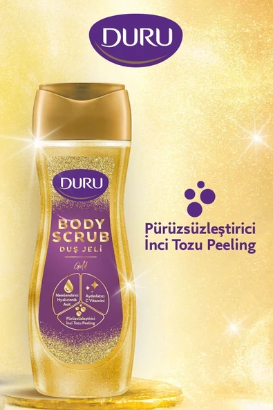 Duru Duru Body Scrub Gold Duş Jeli 2x450 Ml - Resim 3