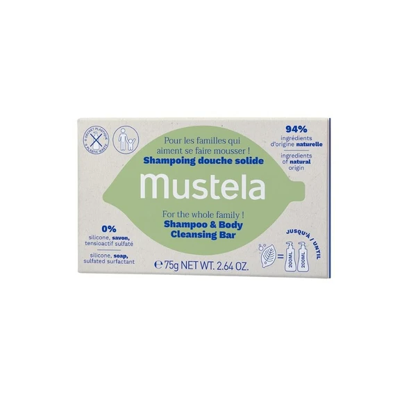 Tüm Aile İçin Şampuan ve Vücut Temizleme Barı 75g ürün görseli 1
