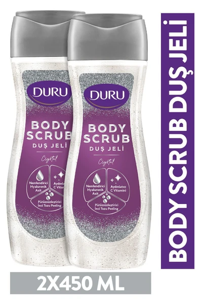 Duru Duru Body Scrub Crystal Duş Jeli 2x450 Ml ürün görseli 1