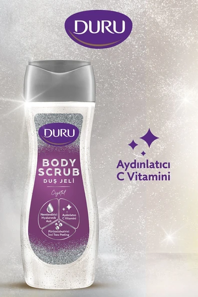 Duru Duru Body Scrub Crystal Duş Jeli 2x450 Ml - Resim 4