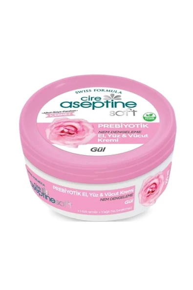 Cire Aseptine Soft Prebiyotik Gül Krem 100 ml ürün görseli 1