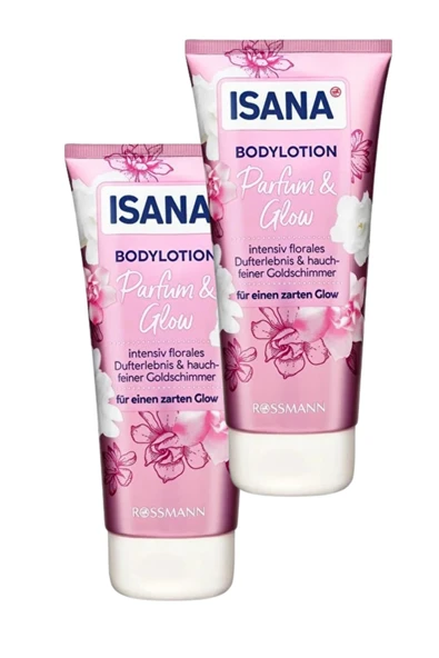 ISANA ISANA Vegan Shea Yağı Çiçek Kokulu Vücut Losyonu Parfum & Glow 200 ml (2 Adet) ürün görseli 1