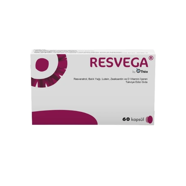 Resvega Resveratrol, Balık Yağı,Vitaminler Ve Mineraller İçeren Takviye Edici Gıda 60 Kapsül ürün görseli 1