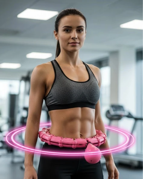 Masajlı Akıllı Hula Hoop Ayarlanabilir Fitness Çemberi ürün görseli 1