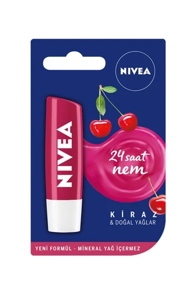 NIVEA NIVEA Lip Care Kiraz Içerikli Dudak Bakım Kremi 4,8 Gr ürün görseli 1