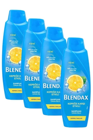 Blendax Blendax Kepeğe Karşı Etkili Limon Özlü Şampuan 4 X 500 Ml. ürün görseli 1