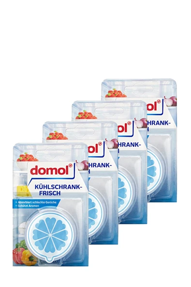 DOMOL DOMOL Kokusuz Buzdolabı Deodorantı Kartuş Ve Karbon Filtre 40 Gr (4 Adet) ürün görseli 1