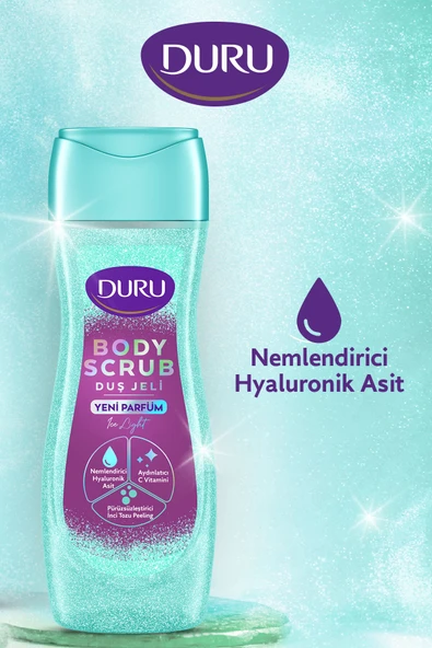 Duru Duru Body Scrub Ice Light Duş Jeli 2x450ml - Resim 4
