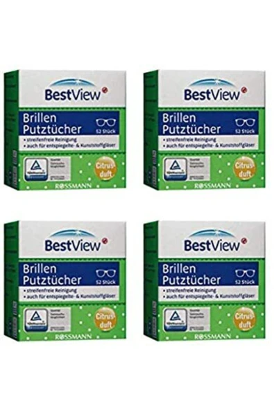 Bestview Bestview Gözlük ve Cam Ekran Temizleme Mendili 208 Adet 4 Kutu ürün görseli 1