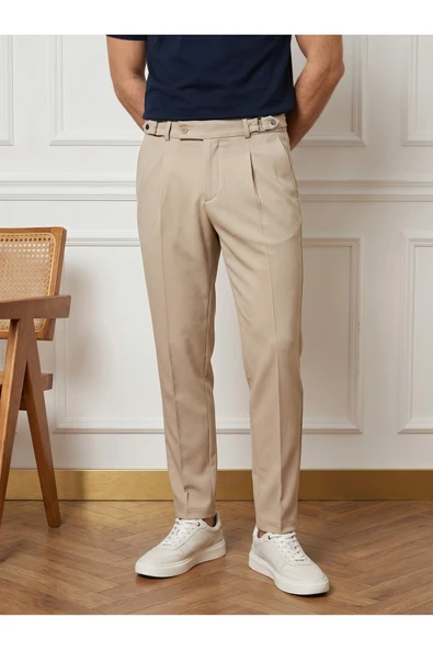 Premium Kuşak Tasarımlı Pantolon - Şık ve Esnek ürün görseli 1
