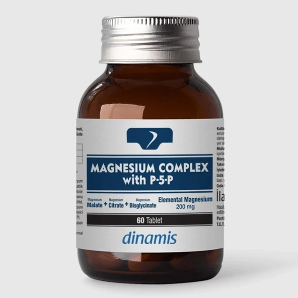 Dinamis Magnesium Complex with P-5-P 60 Tablet ürün görseli 1