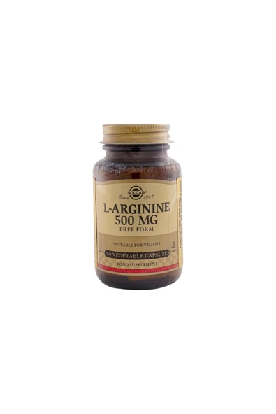 L-Arginine 500 mg 50 Kapsül ürün görseli 1