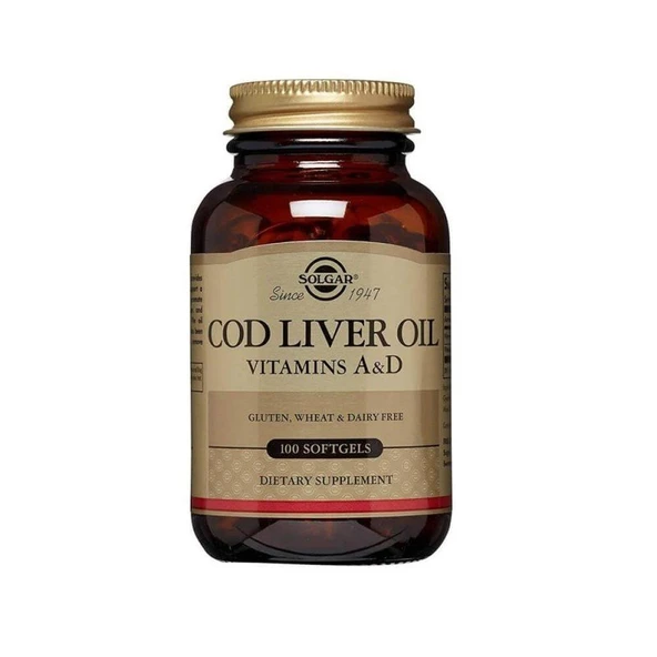 Cod Liver Oil 100 Kapsül ürün görseli 1