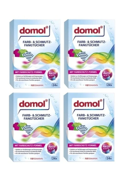 ROSSMANN ROSSMANN Rossman Domol Renk Ayırıcı Canlandırıcı Mendil 24 Lü X 4 Kutu ürün görseli 1